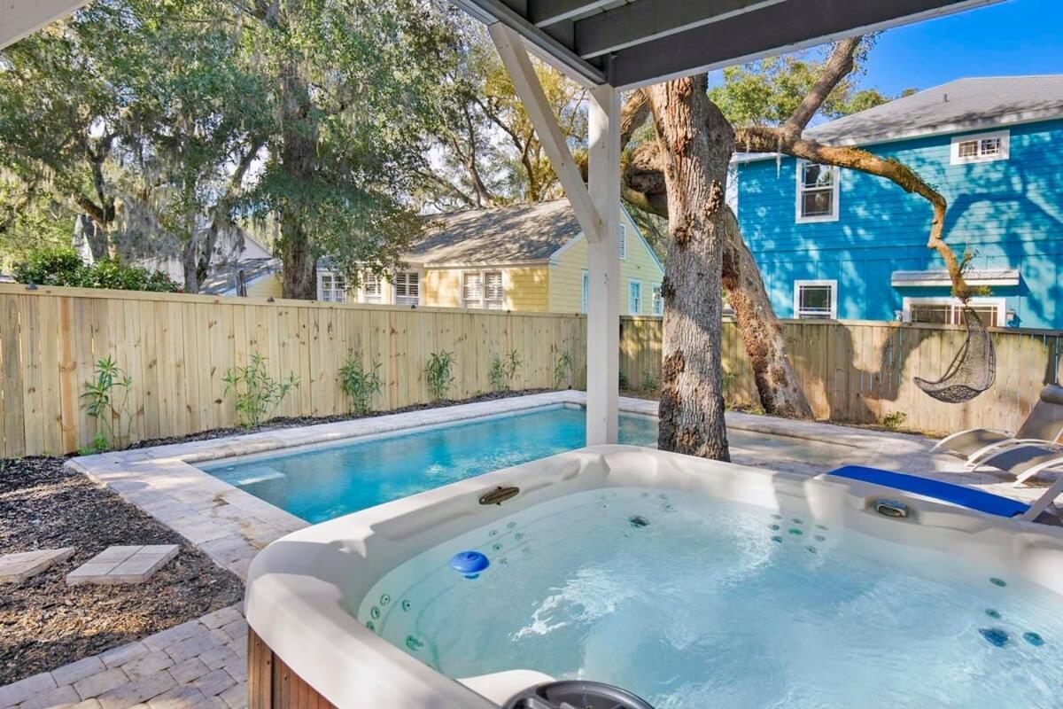 Downtown St Aug Home By Fountain Of Youth Pool Spa By Beach Add Golf Cart St. Augustine Dış mekan fotoğraf
